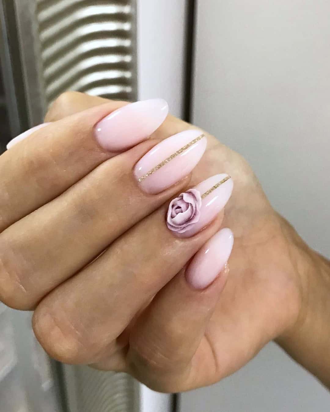 Cute Fall Wedding Nails