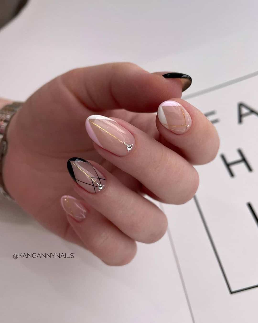 Cute Fall Wedding Nails