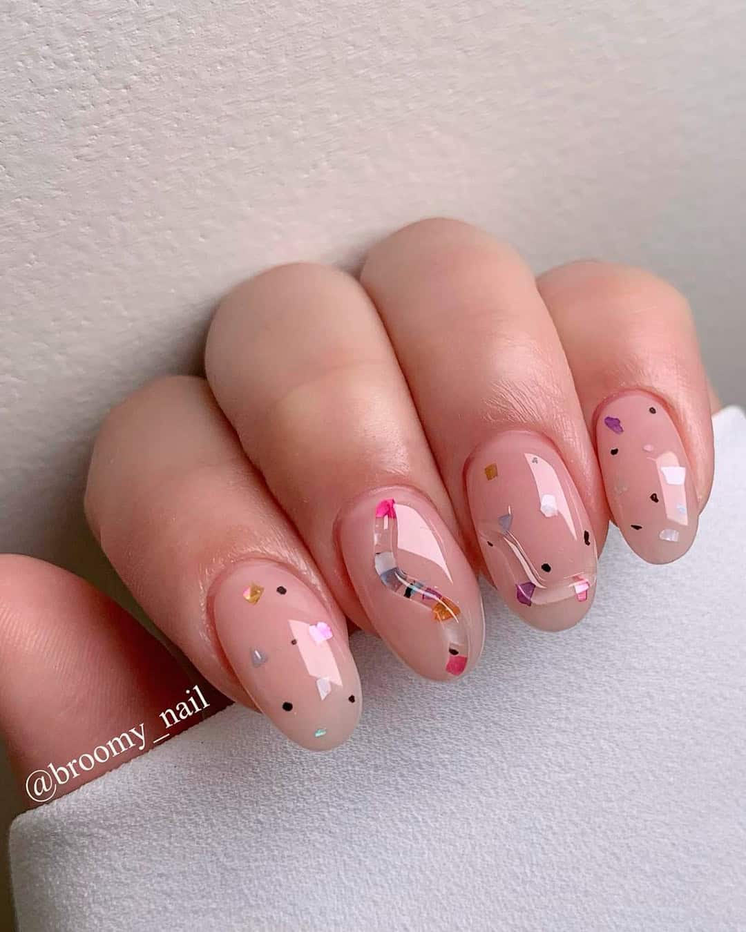 Cute Fall Wedding Nails