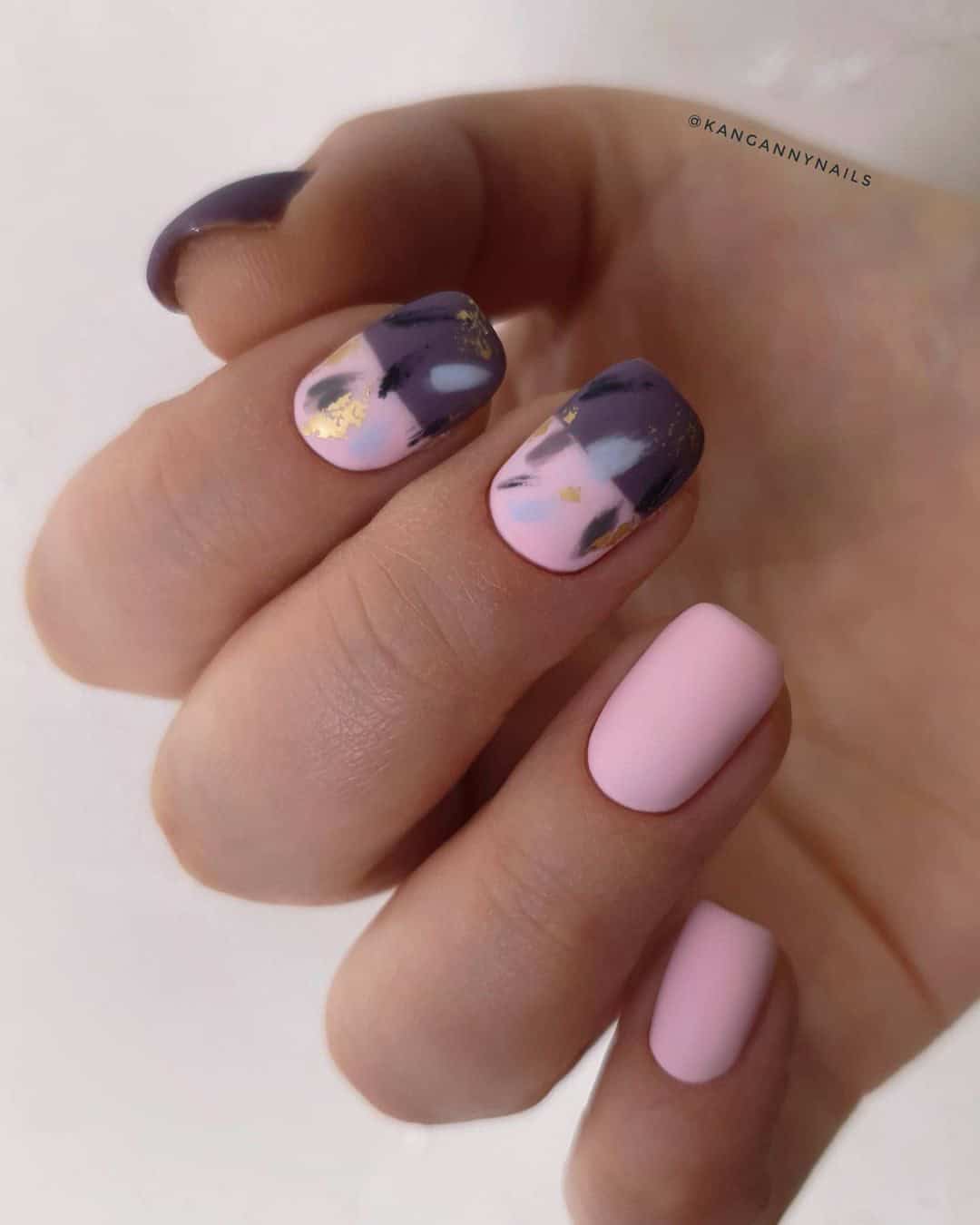 Acrylic Fall Wedding Nails
