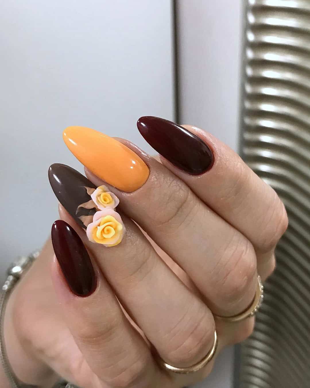 Fall Wedding Guest Nails