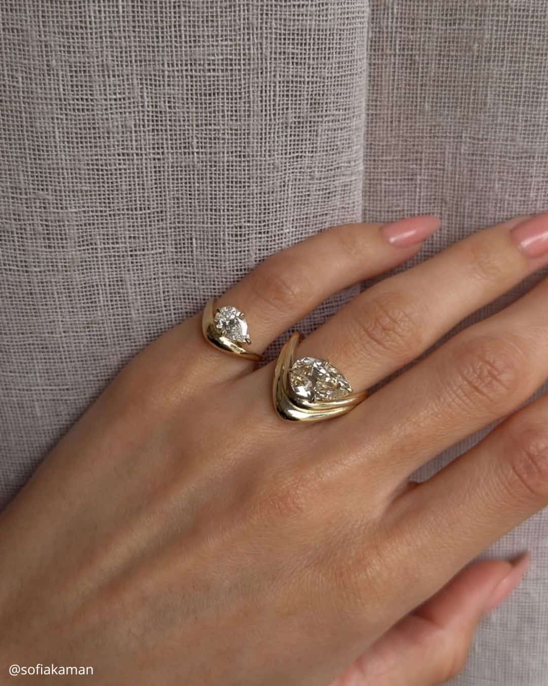 Radiant Moissanite Engagement Rings
