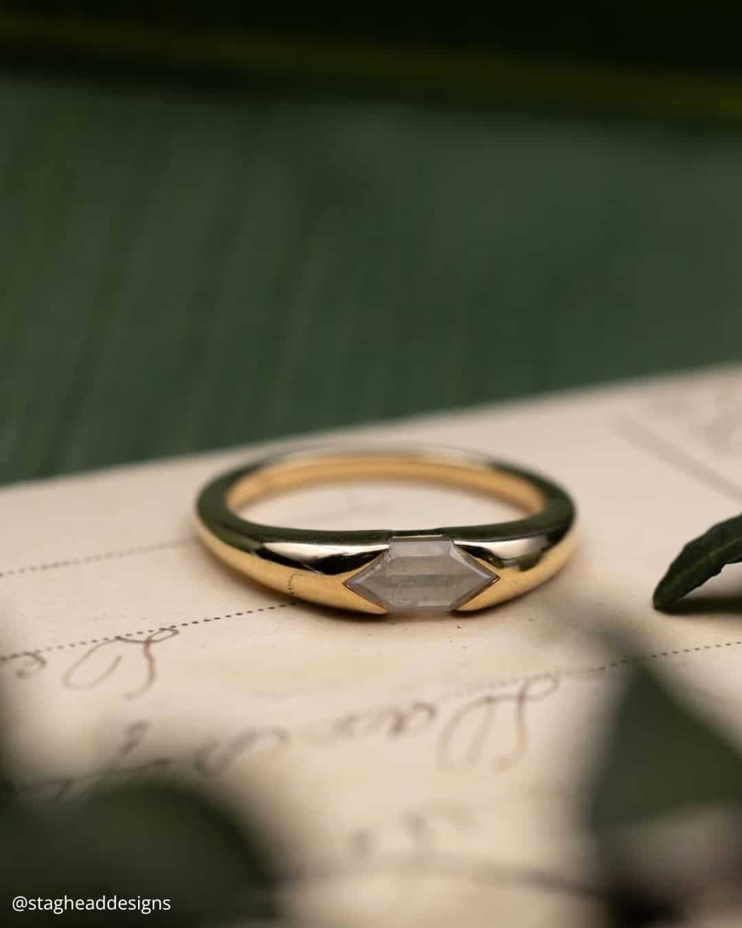 Radiant Moissanite Engagement Rings