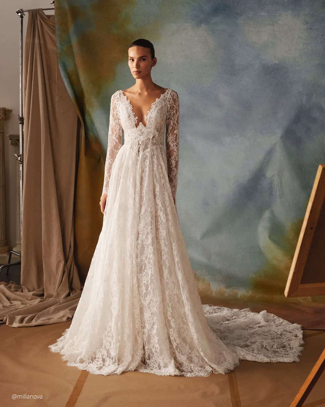 Beach Unique Lace Wedding Dresses