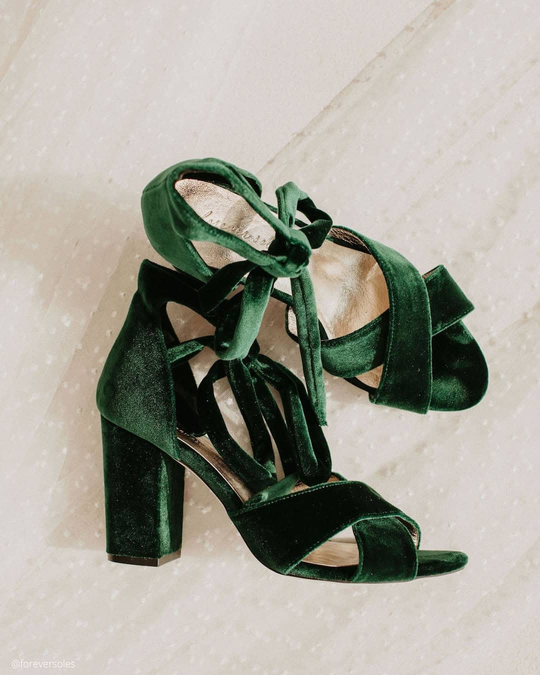 Flat Green Wedding Shoes