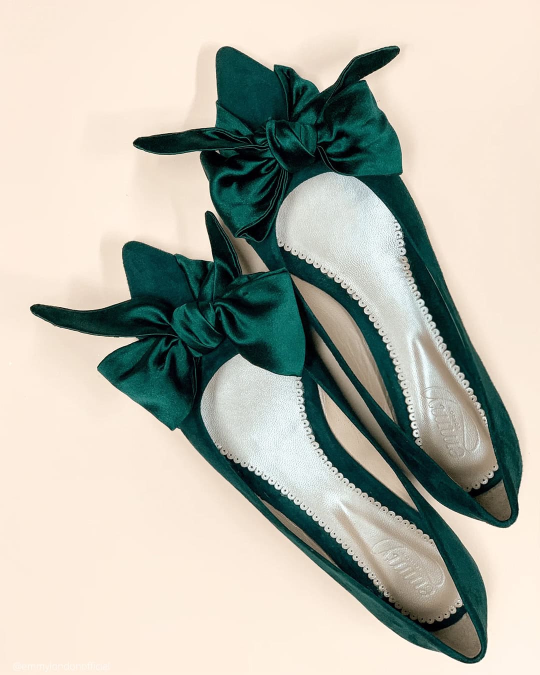 Green Velvet Shoes Wedding