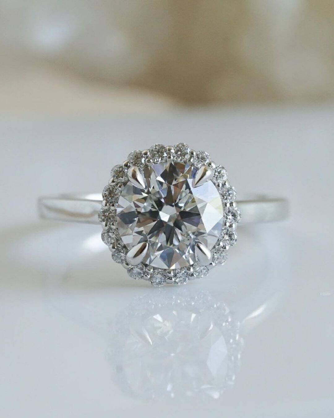 White Gold Engagement Rings