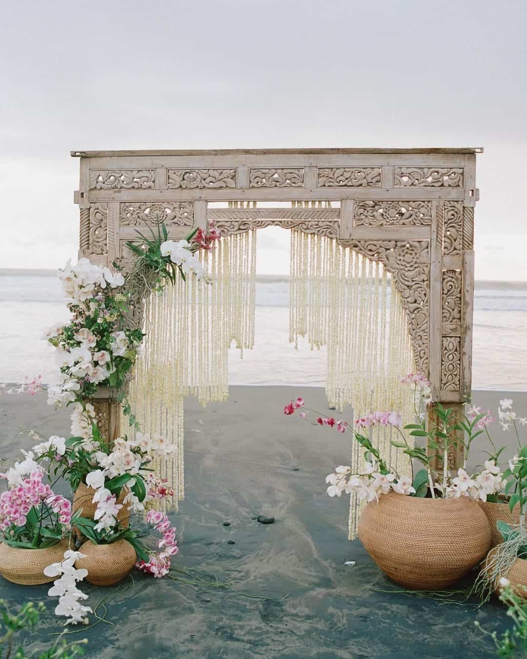 Bright Hippie Wedding Backdrop Ideas