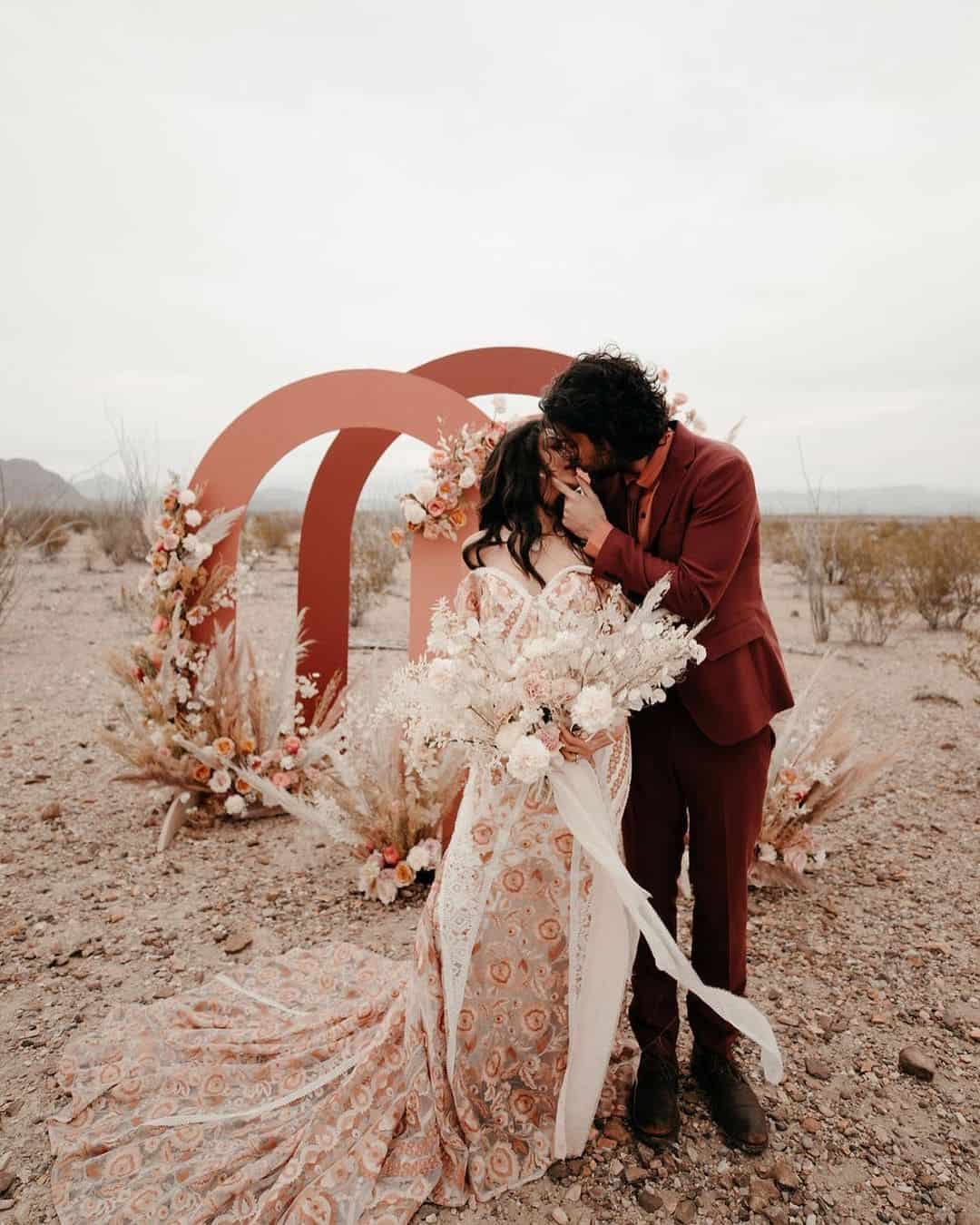 Bright Hippie Wedding Backdrop Ideas