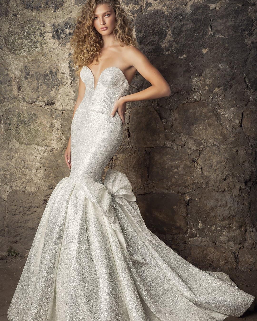 What shoes go with a mermaid wedding dress?