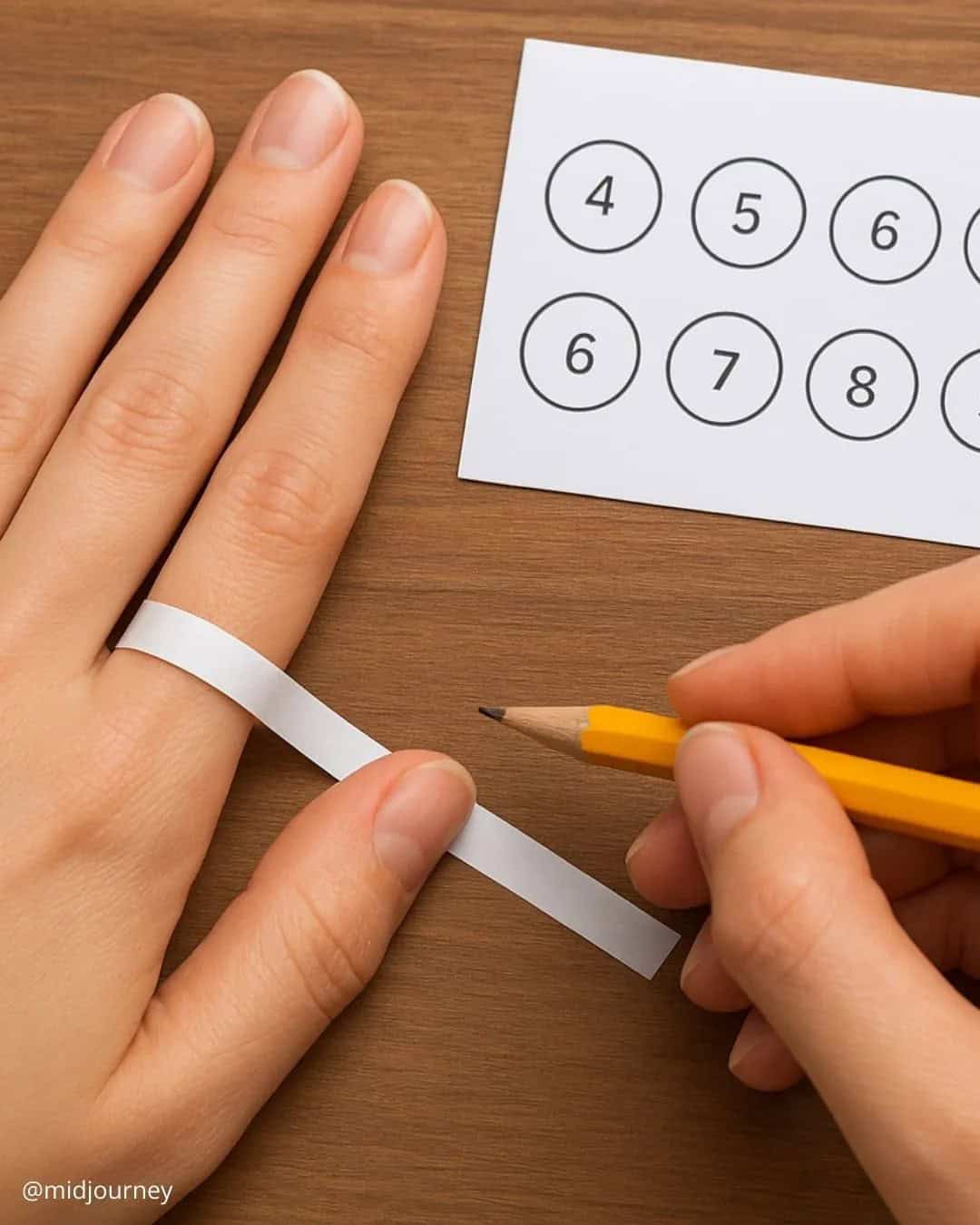 Tips On Measure Ring Size With Paper