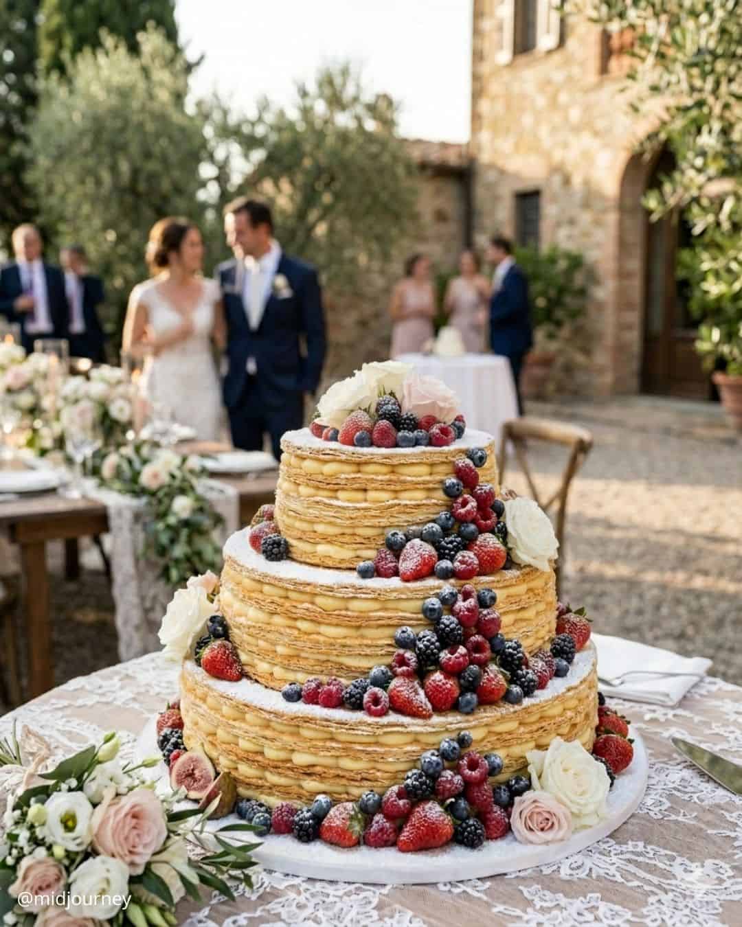Millefoglie Italian Wedding Cakes