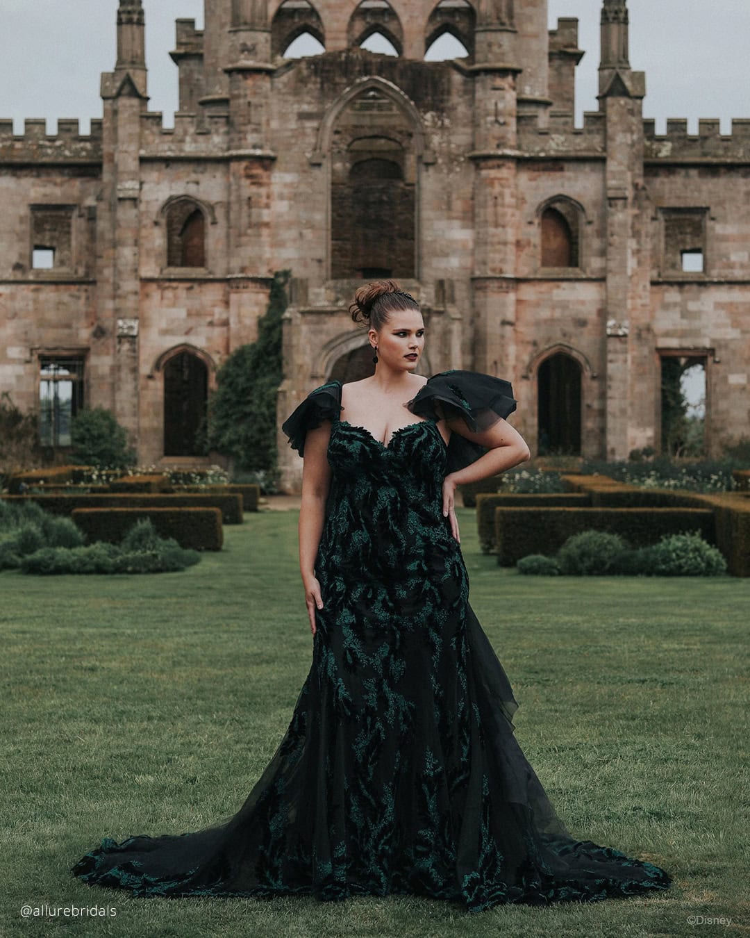 Black Lace Wedding Dresses For Plus Size
