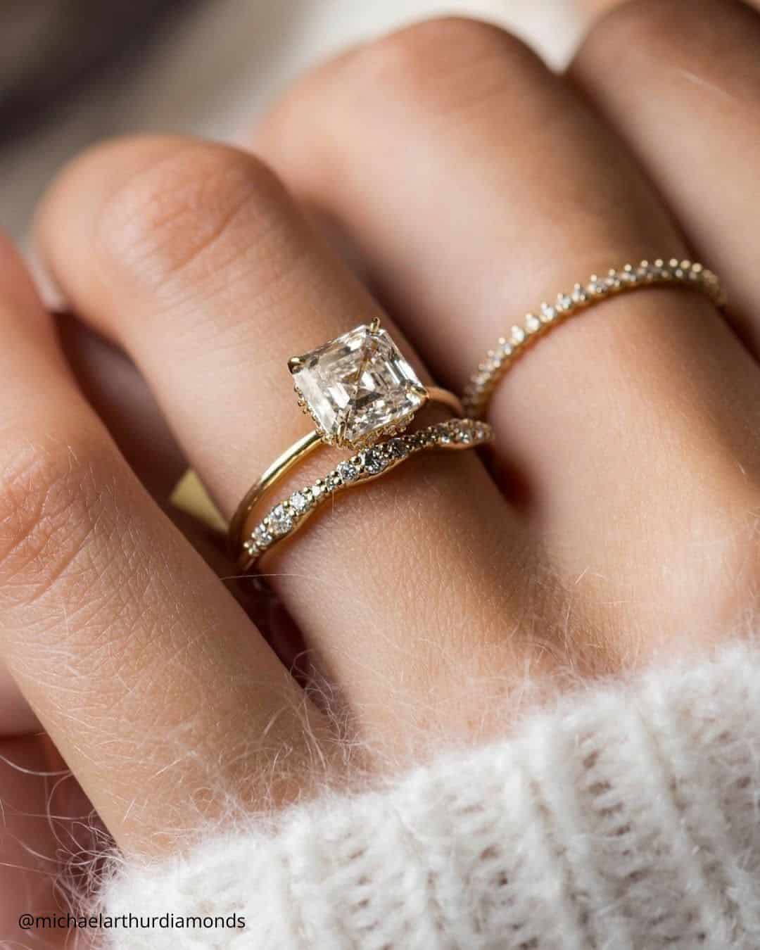 Princess Cut Solitaire Engagement Rings