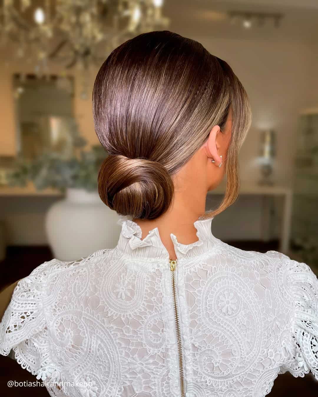 Side-Swept Elegant Bun
