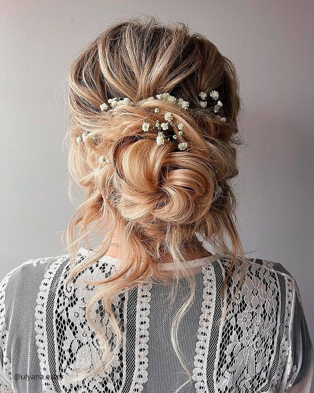 Romantic Bubble Braid Ponytail