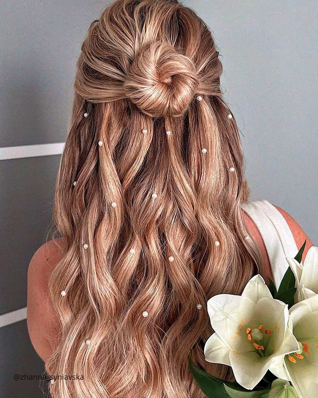 Easy DIY Low Bun For Wedding