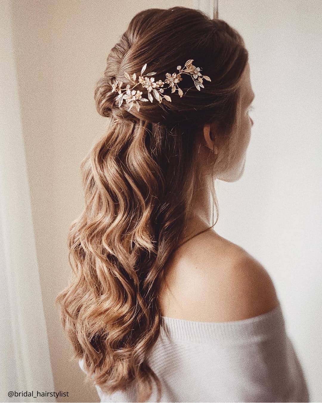 Easy DIY Low Bun For Wedding