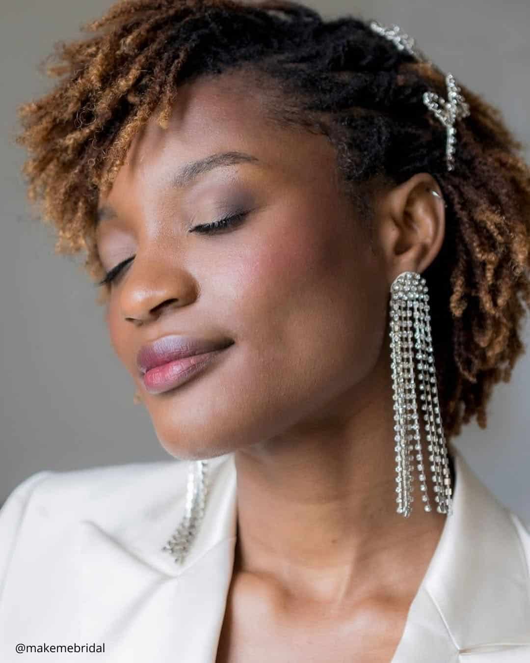 Easy DIY Low Bun For Wedding