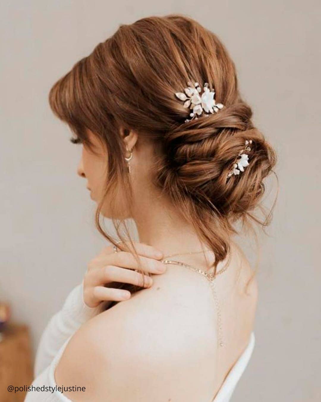 Sleek Bridal Updo