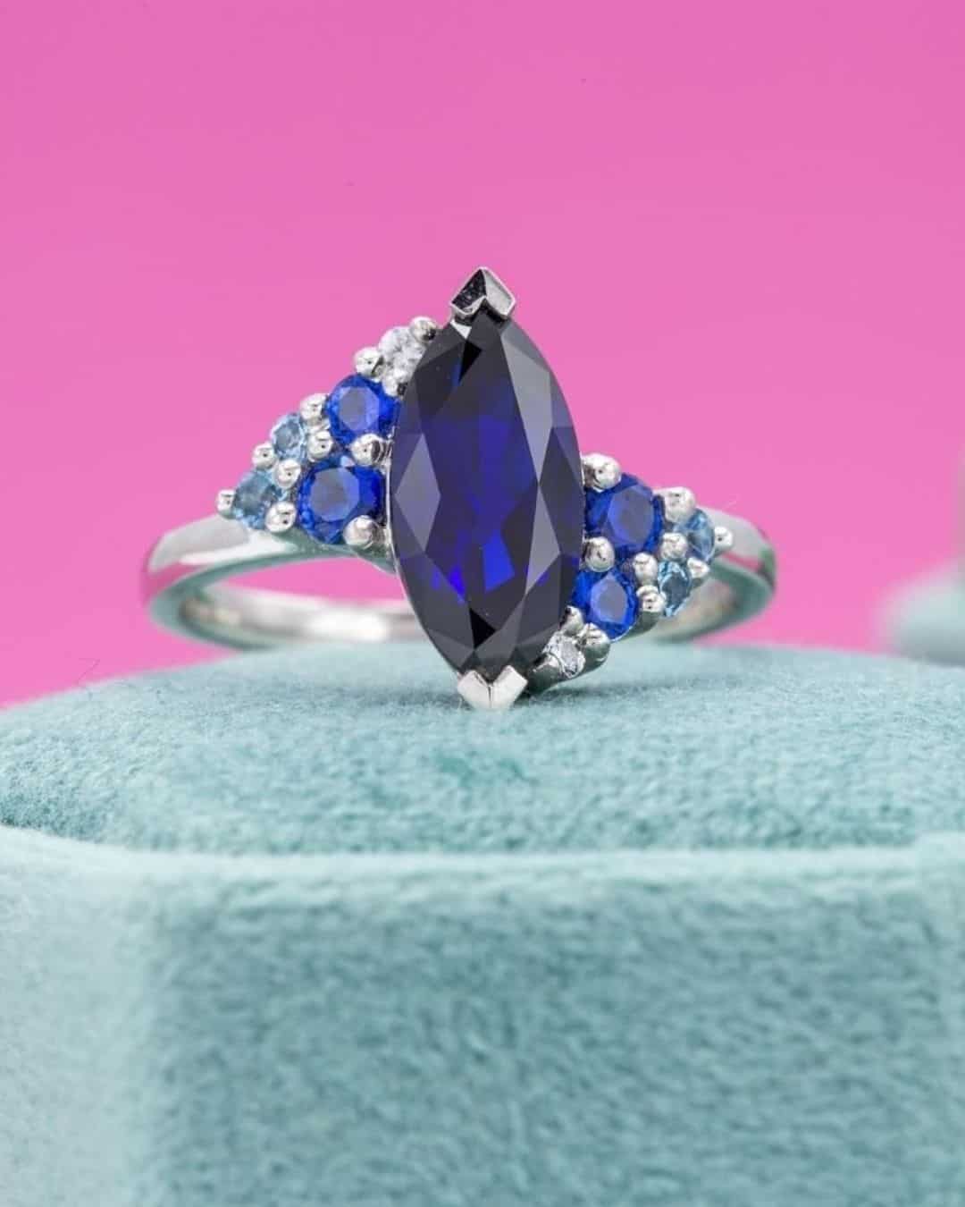 Sapphire Oval Rings