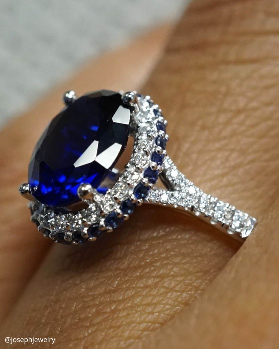 Simple Sapphire Rings For Tender Brides