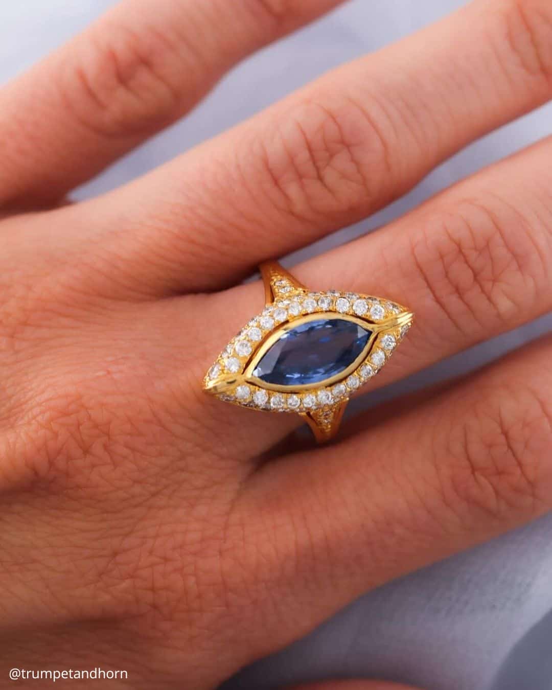 Simple Sapphire Rings For Tender Brides