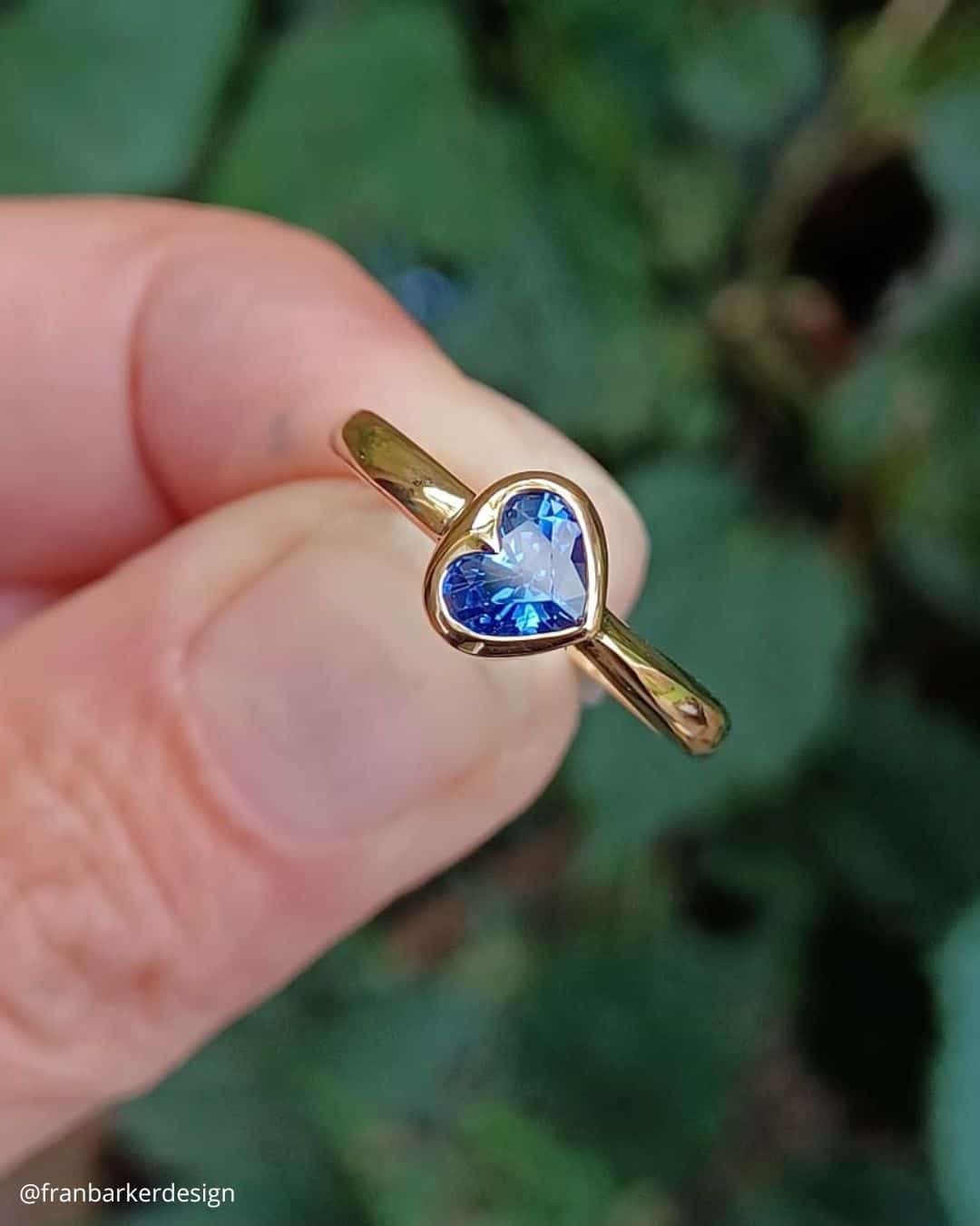 Pave Band Engagement Rings With Sapphires