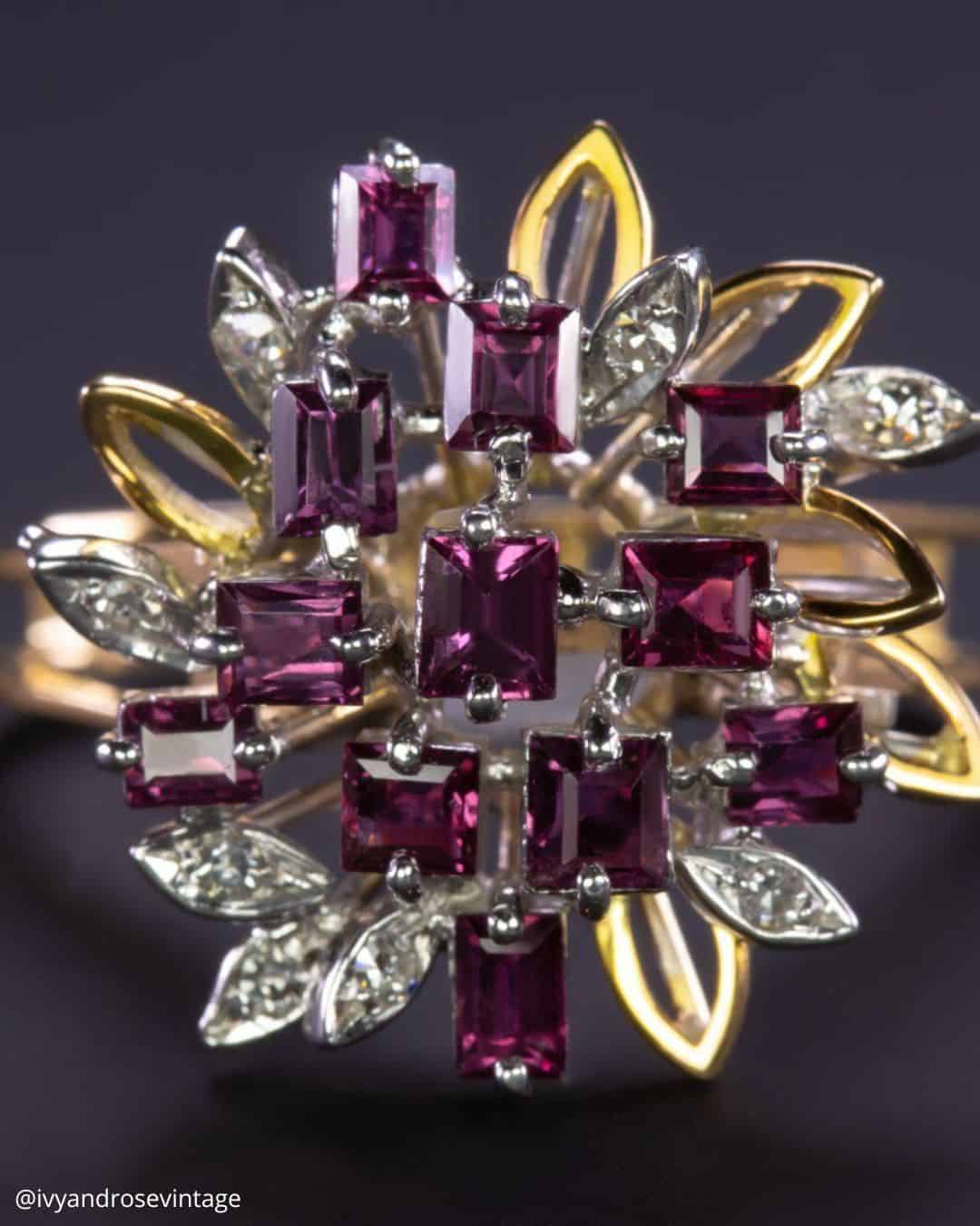 White Gold Rings With Beautiful Sapphires