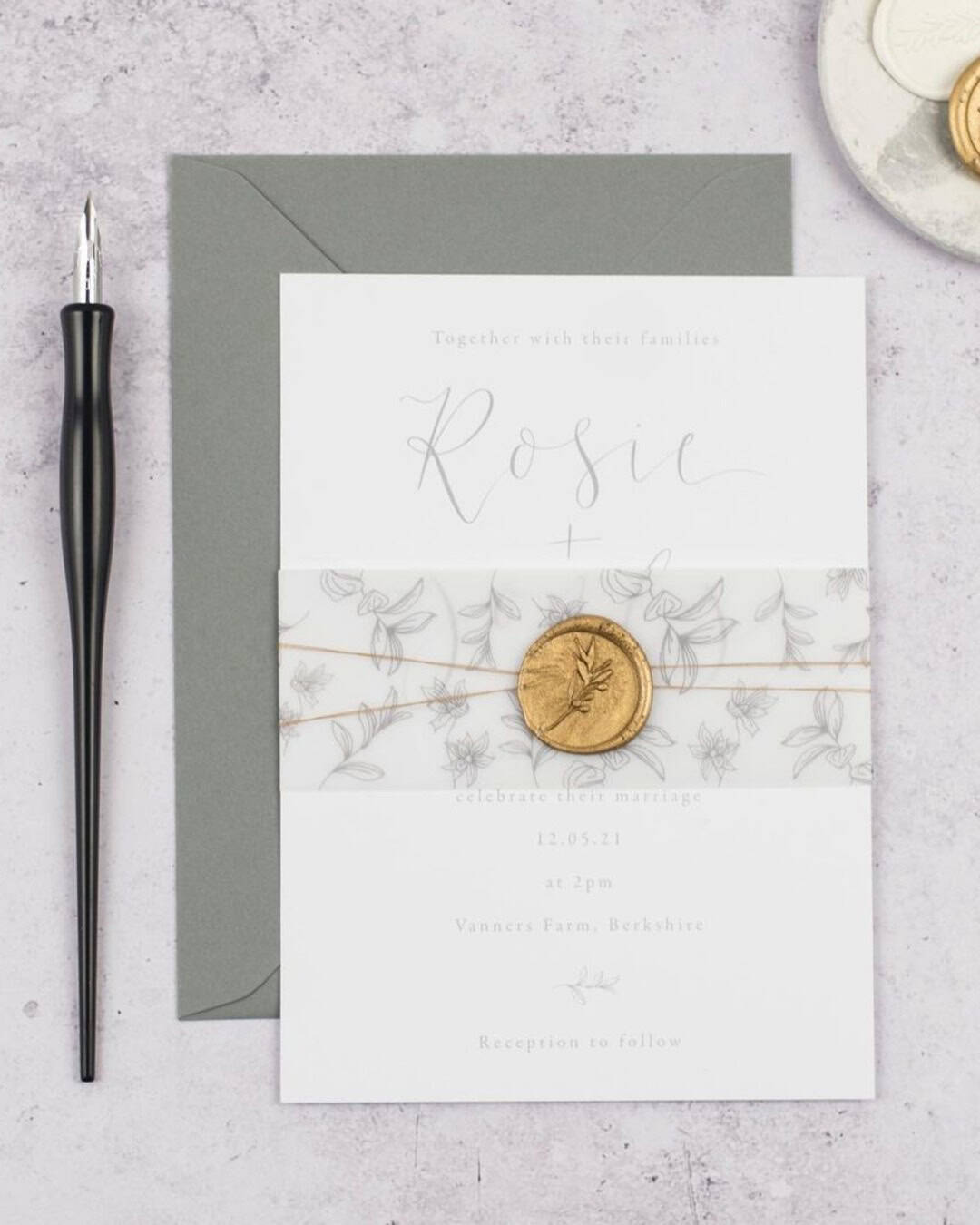 Wedding Decor in Silver Sage