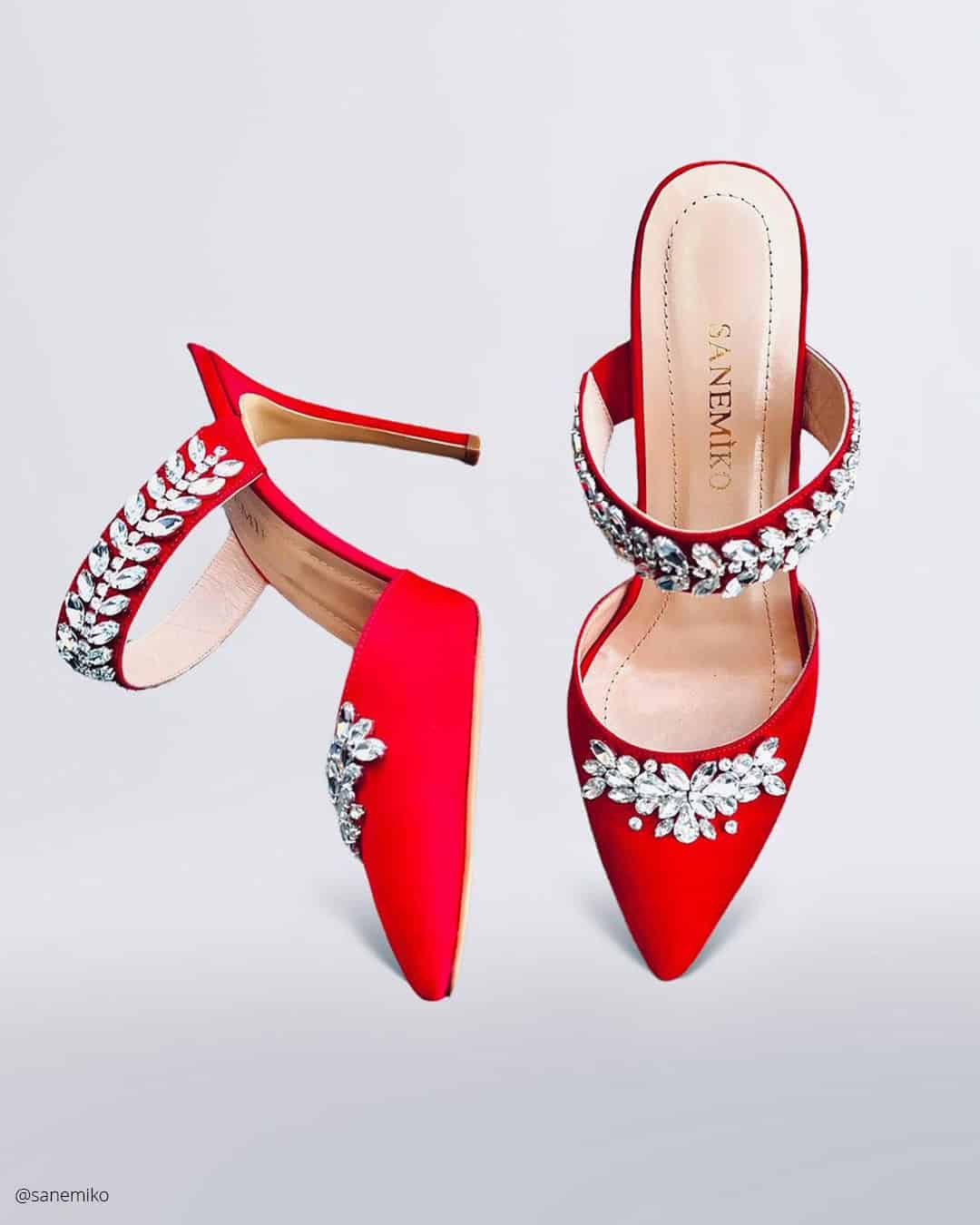 Red Heels For A Bride