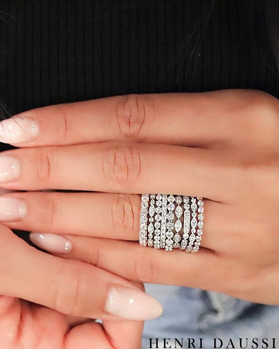 White Gold Wedding Bands with Diamonds