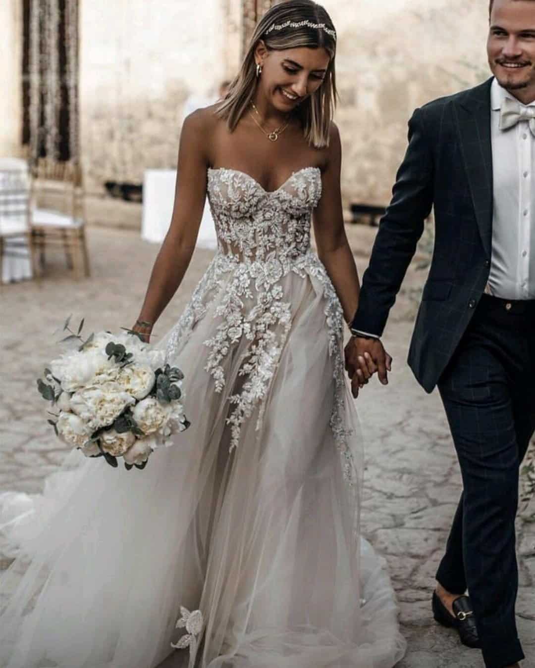 Lace Boho Wedding Dresses