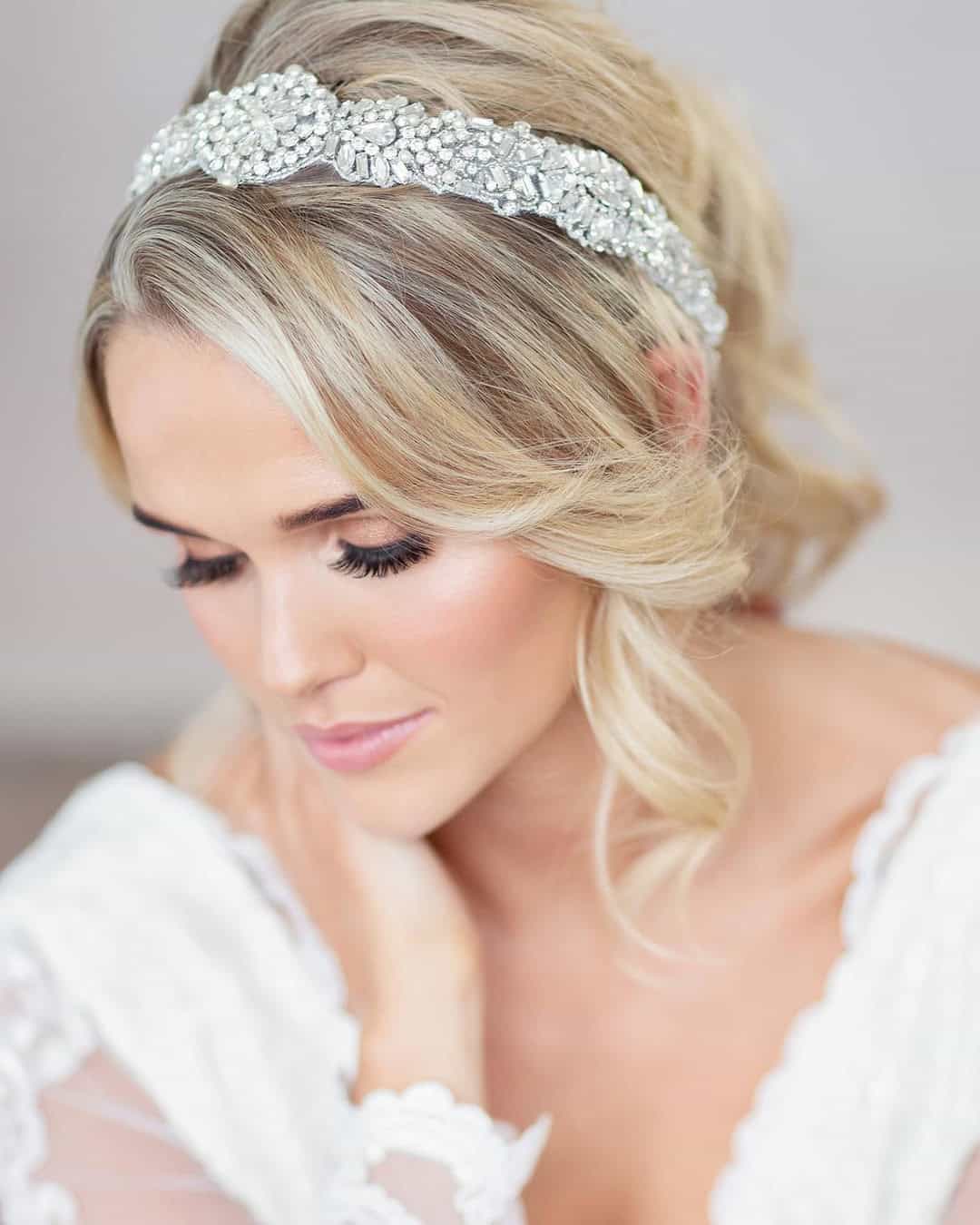 Simple Wedding Hairstyles With Headband