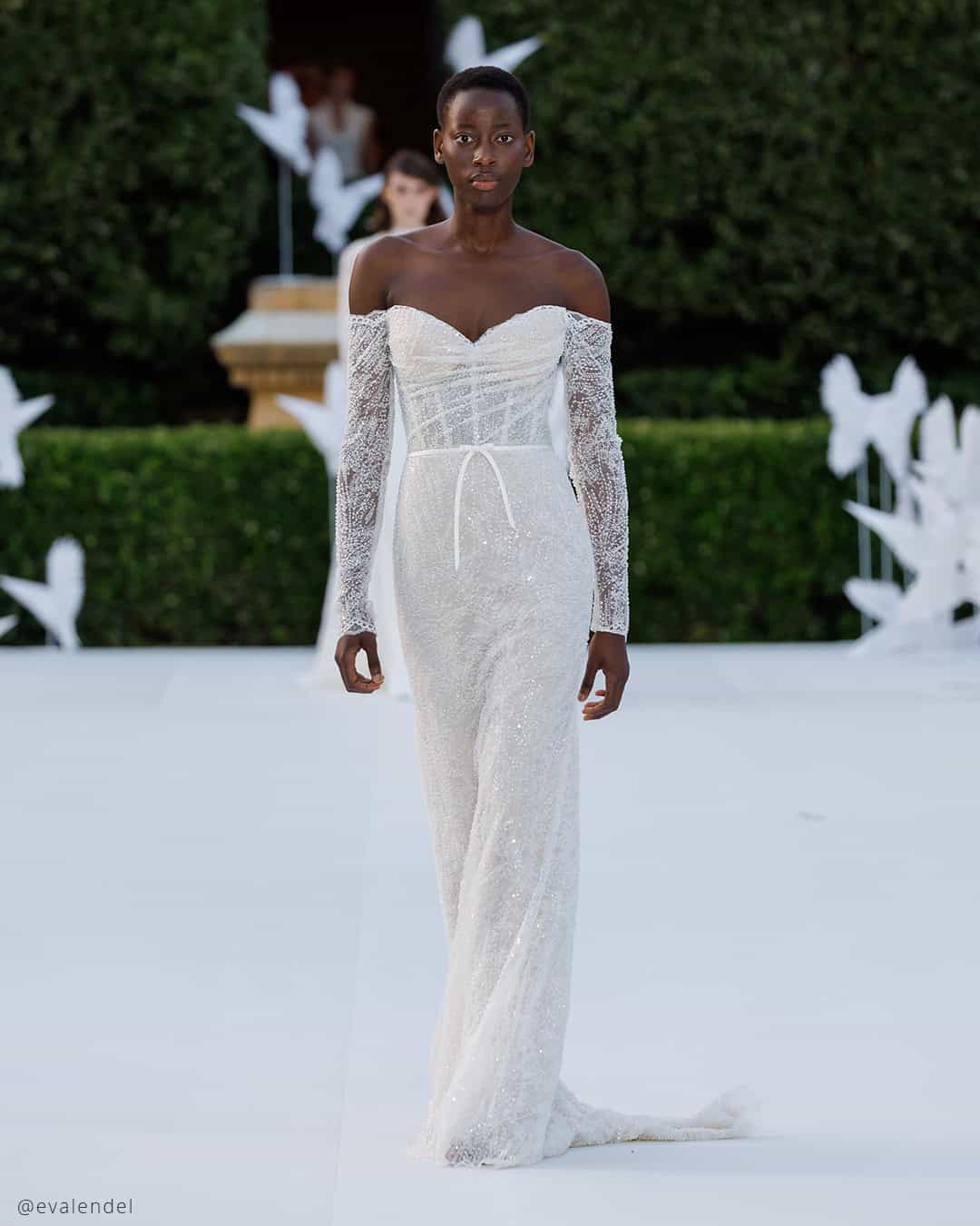 Off The Shoulder Long Sleeve Wedding Dresses