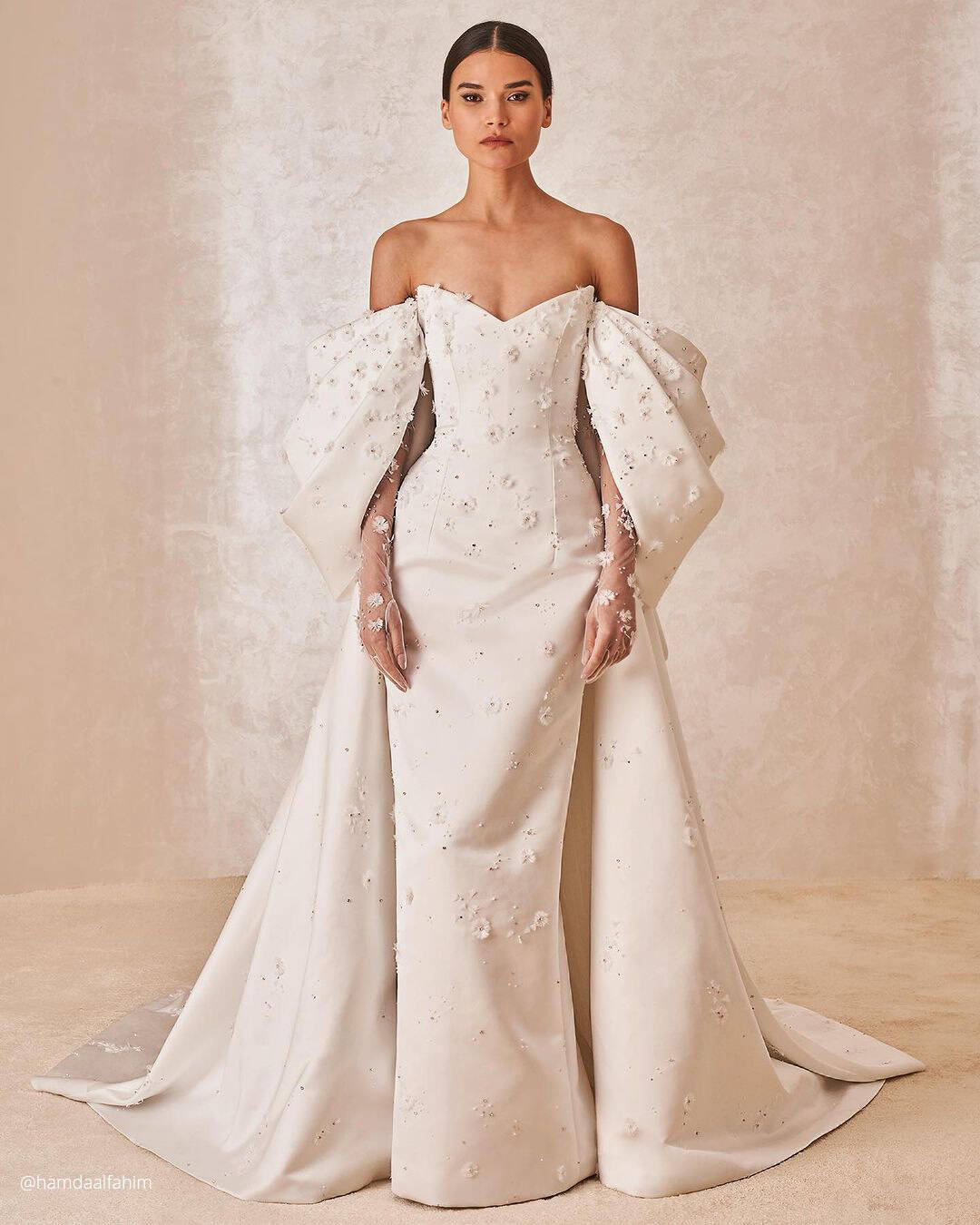 Simple Off The Shoulder Wedding Dresses