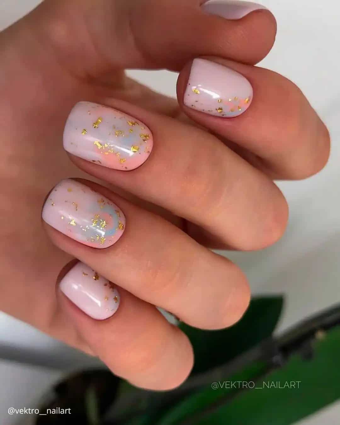 Designs for Short Wedding Nails