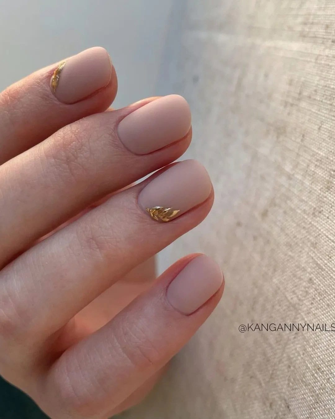Classy Wedding Nails Short