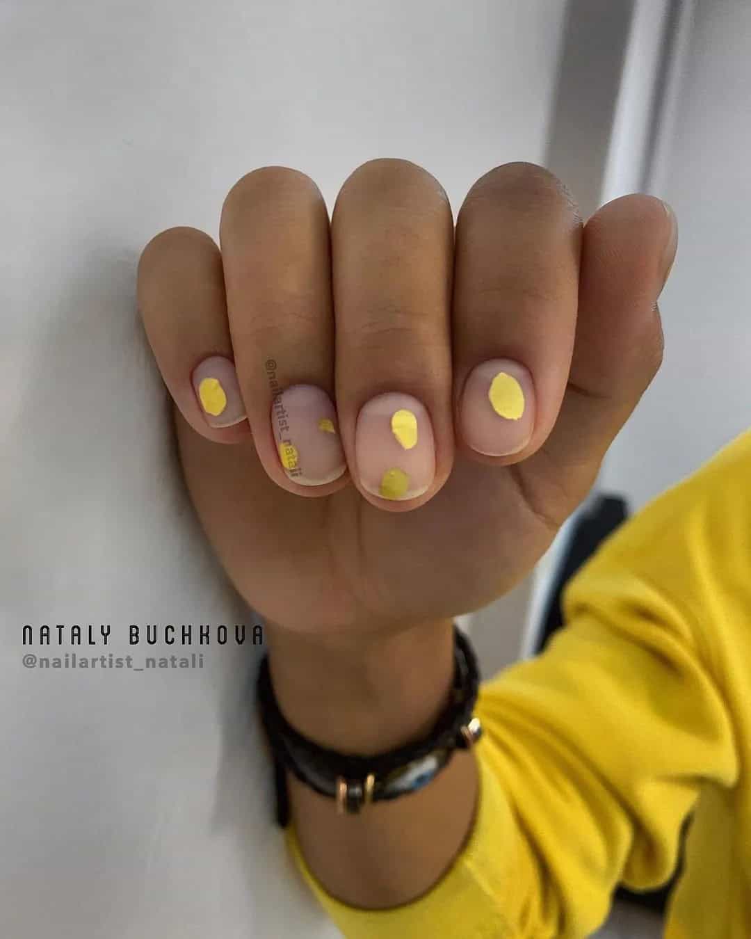 Classy Wedding Nails Short