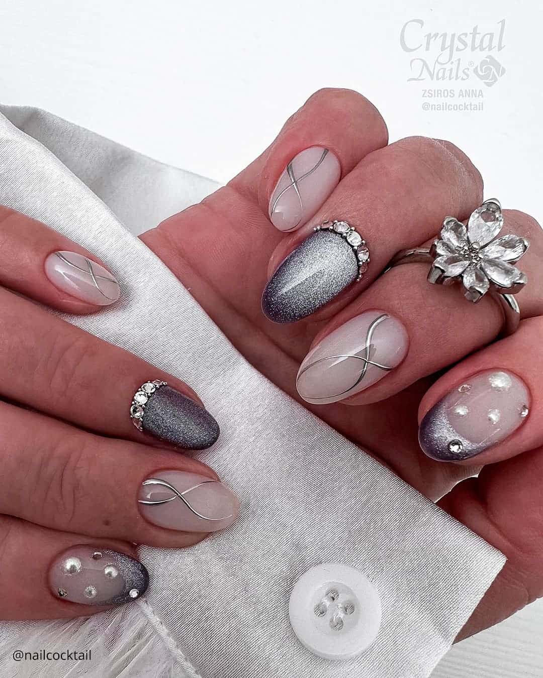 Wedding Guest Nails Short