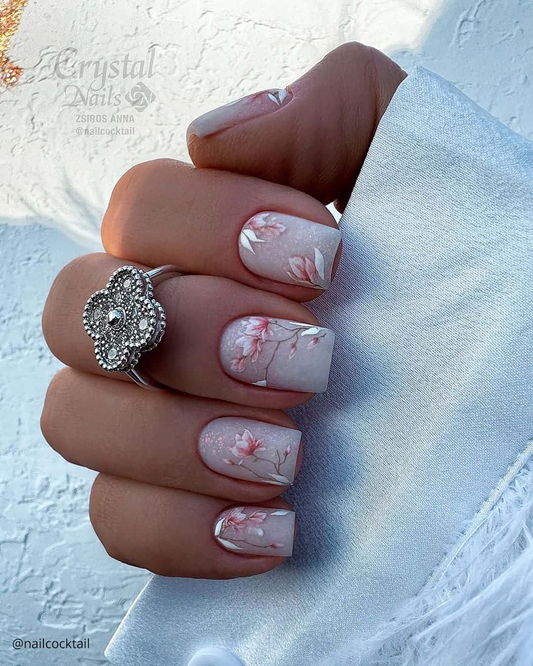 Wedding Guest Nails Short
