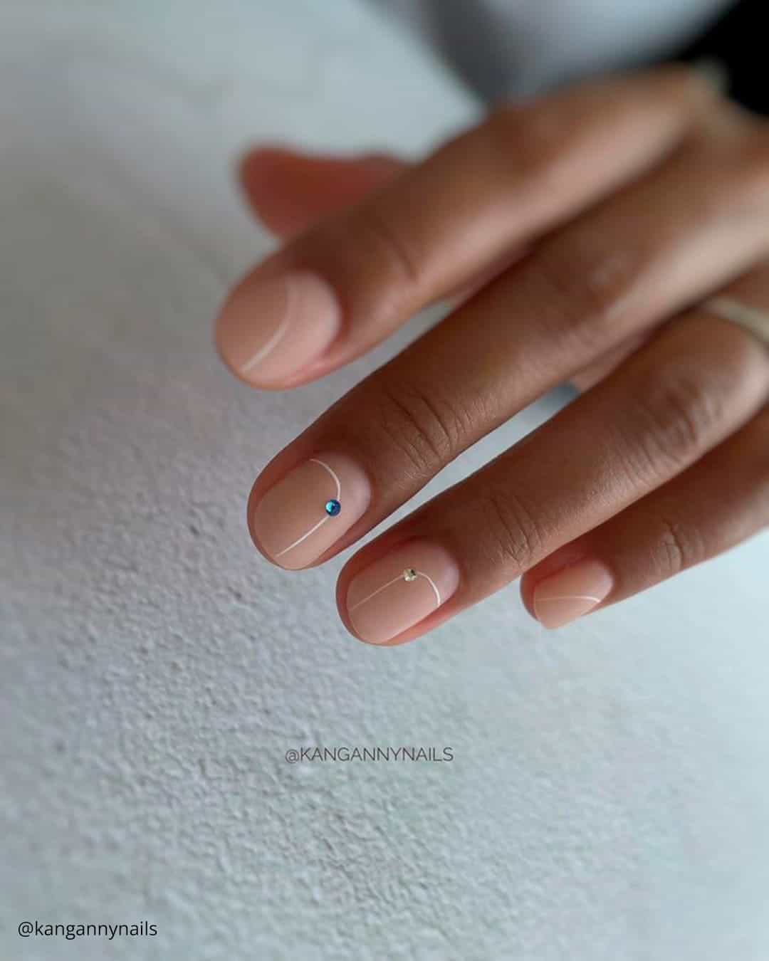 Wedding Guest Nails Short