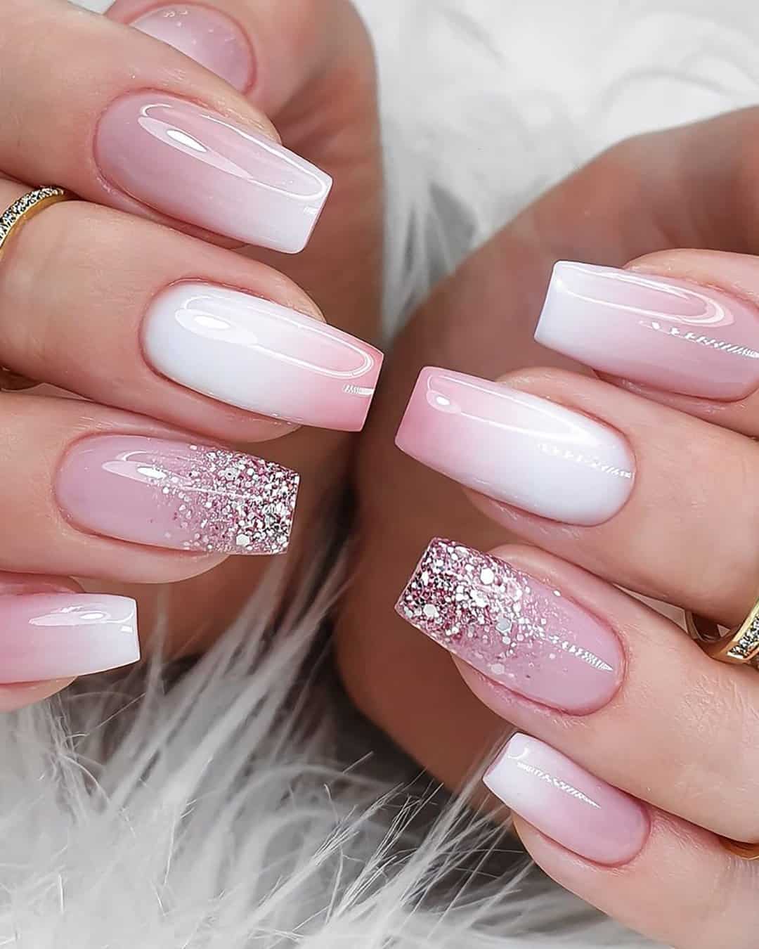 Pink Wedding Nails Pictures