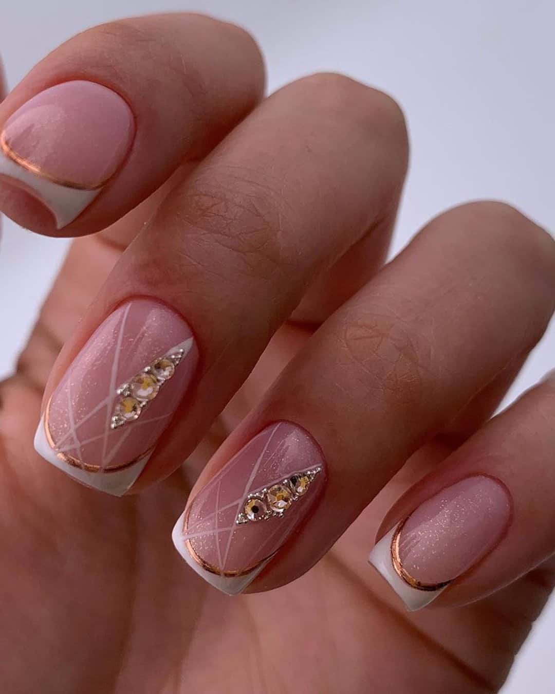 Classy Wedding Nails