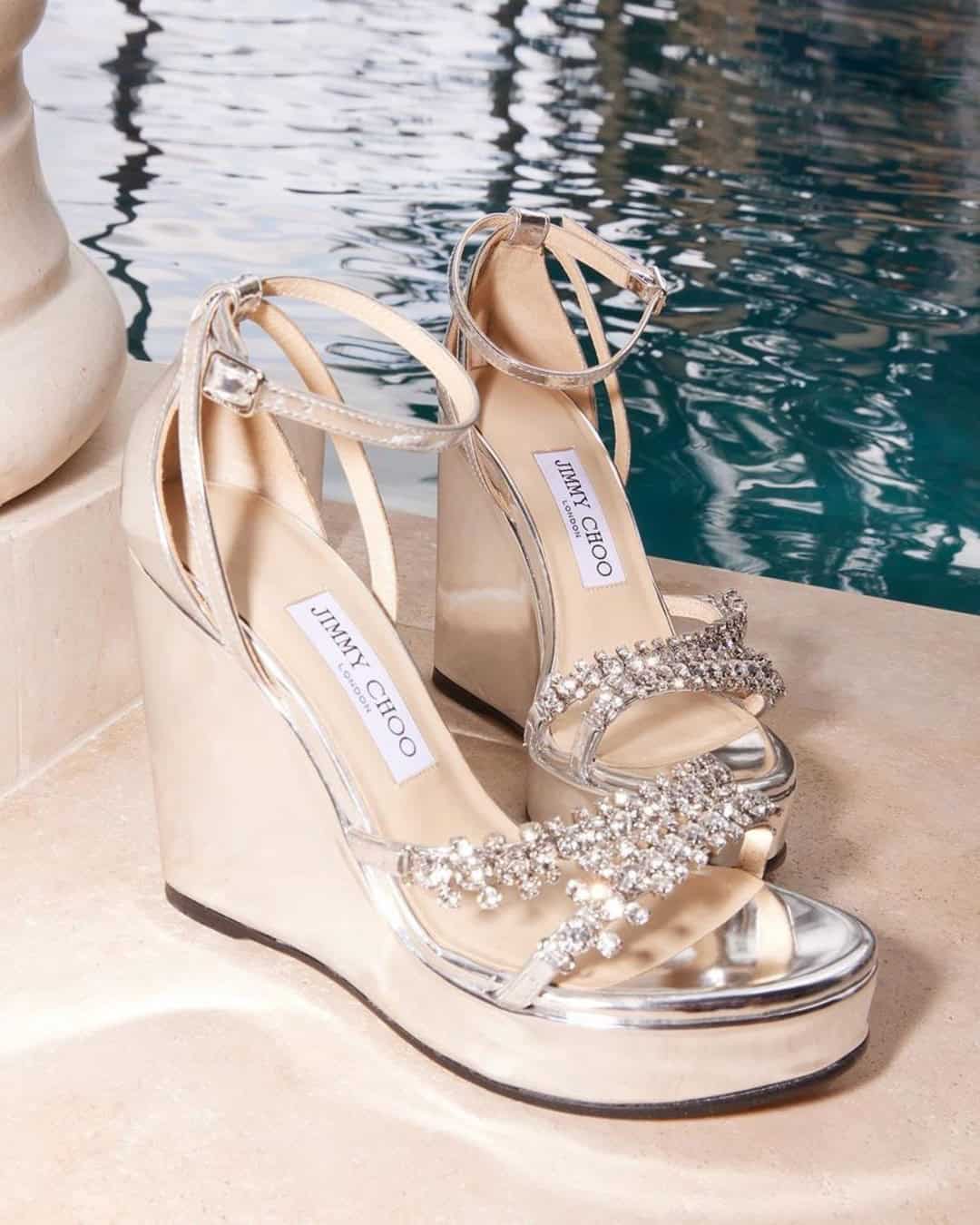 Wedding Sandals Low Heel