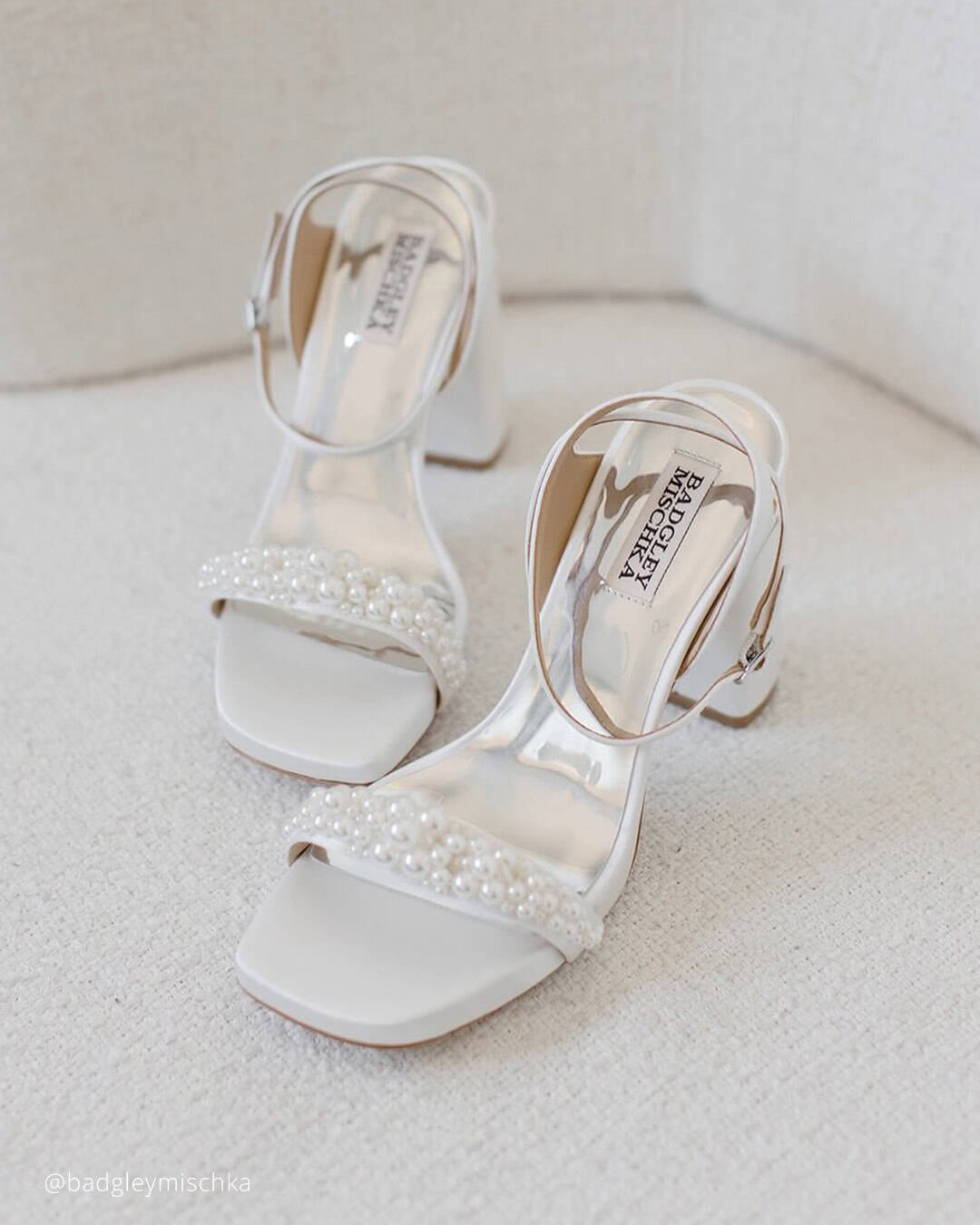 White Wedding Sandals