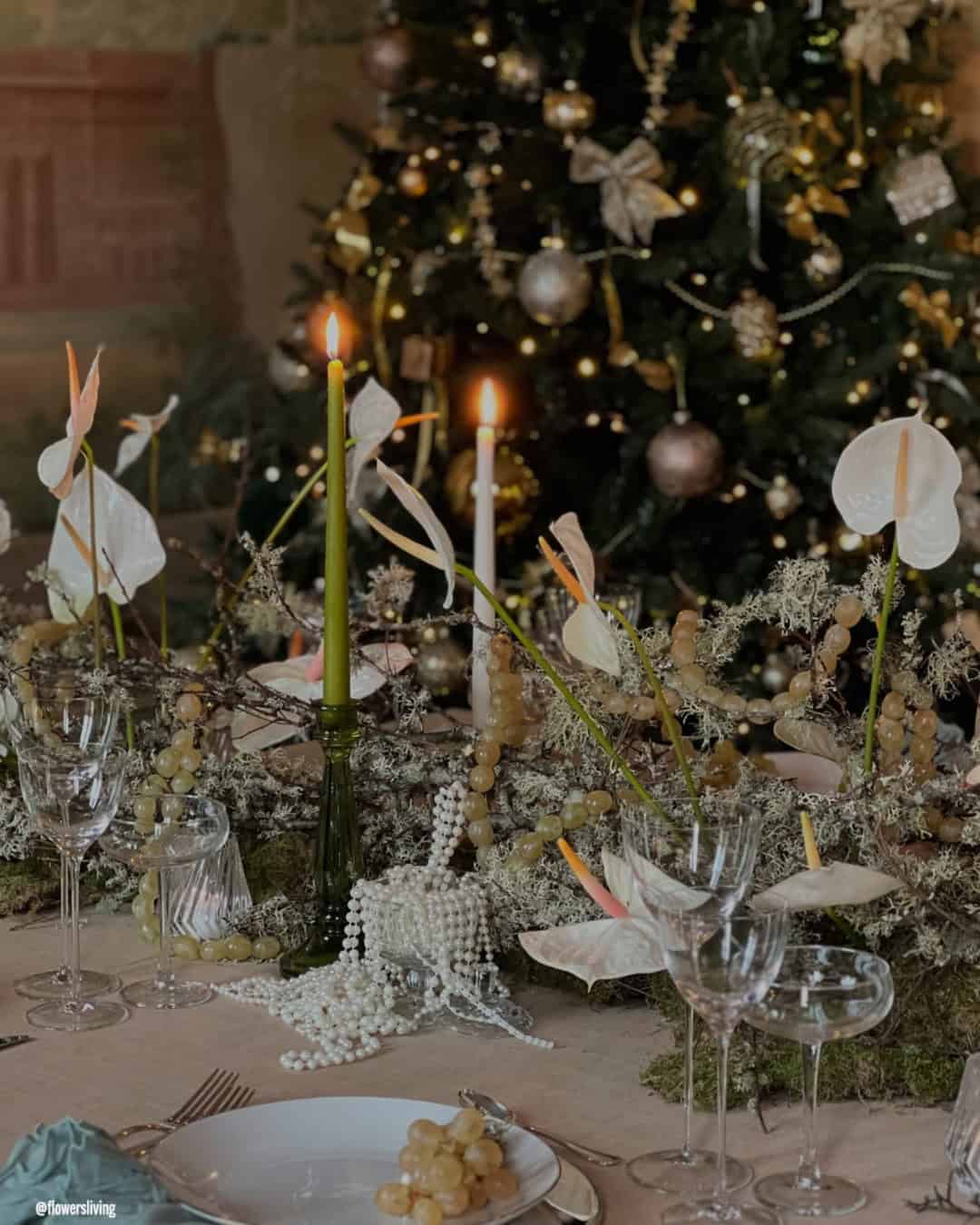 Winter Place Setting Decor