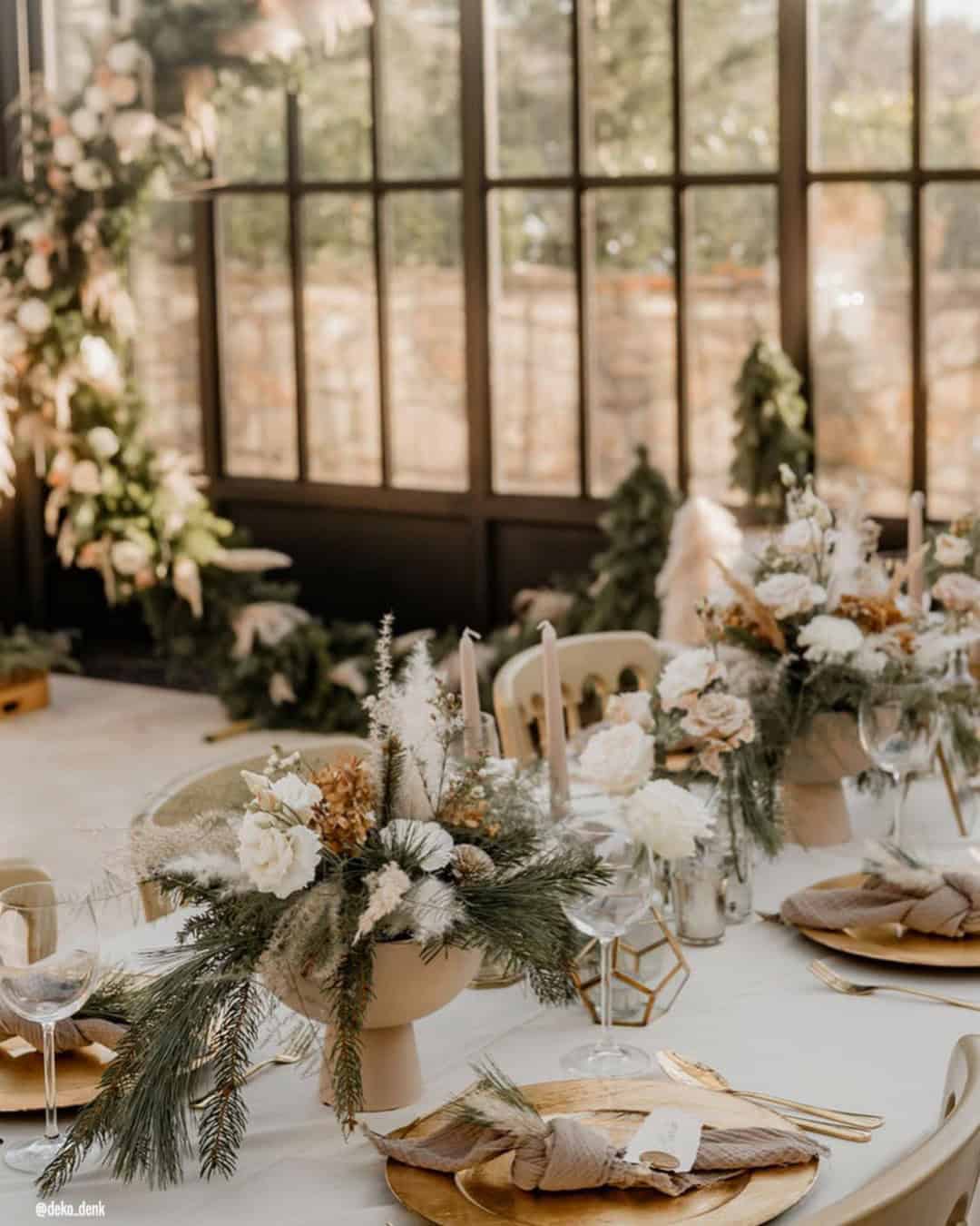 Winter Place Setting Decor