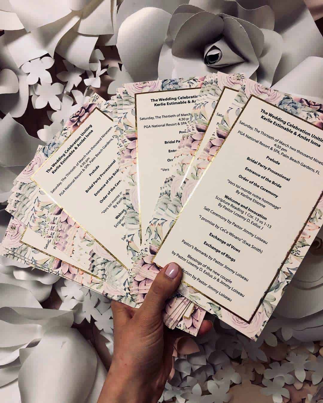 Wedding Program Design Ideas And Advice