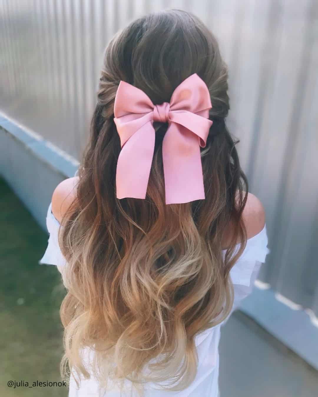 Flower Girl Hair Down
